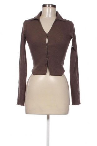Γυναικείο πουκάμισο Nly Trend, Μέγεθος XS, Χρώμα Καφέ, Τιμή 7,63 €