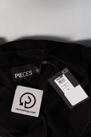 Дамска риза Pieces, Размер XS, Цвят Черен, Цена 13,60 лв.