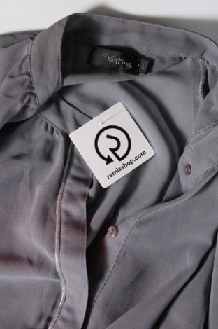 Γυναικείο πουκάμισο Vanting, Μέγεθος L, Χρώμα Γκρί, Τιμή 2,41 €