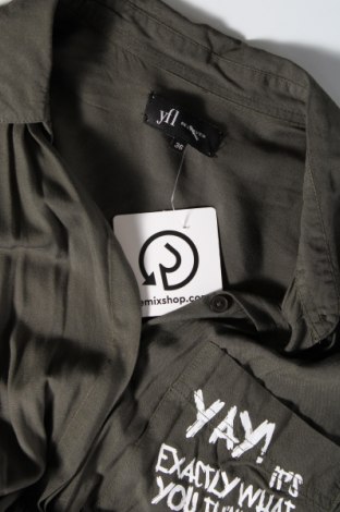Γυναικείο πουκάμισο Yfl Reserved, Μέγεθος S, Χρώμα Πράσινο, Τιμή 12,83 €