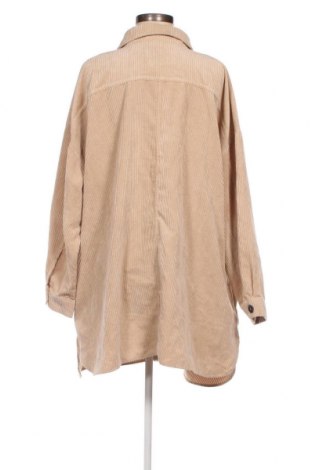 Γυναικείο πουκάμισο Zizzi, Μέγεθος L, Χρώμα  Μπέζ, Τιμή 5,20 €