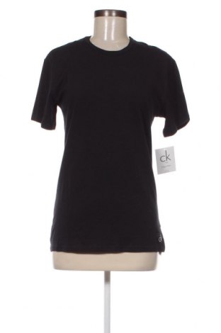 Damen T-Shirt Calvin Klein, Größe S, Farbe Schwarz, Preis 19,28 €