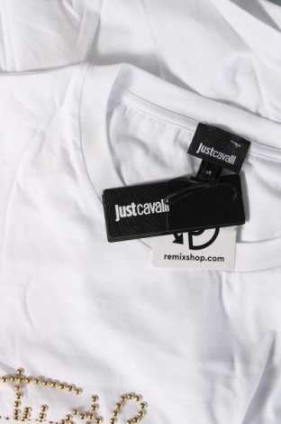 Damen T-Shirt Just Cavalli, Größe M, Farbe Weiß, Preis 51,15 €