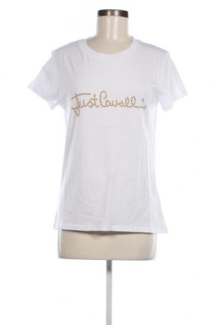 Damski T-shirt Just Cavalli, Rozmiar M, Kolor Biały, Cena 285,03 zł