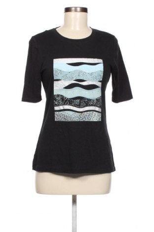 Γυναικείο t-shirt S.Oliver, Μέγεθος M, Χρώμα Μαύρο, Τιμή 17,01 €
