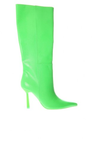 Γυναικείες μπότες Bershka, Μέγεθος 38, Χρώμα Πράσινο, Τιμή 22,53 €