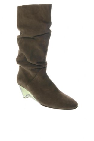 Γυναικείες μπότες Clergerie, Μέγεθος 38, Χρώμα Πράσινο, Τιμή 215,36 €