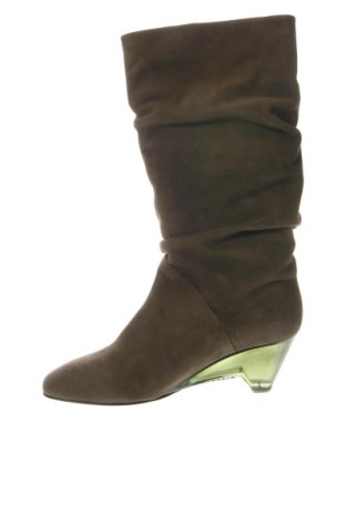 Γυναικείες μπότες Clergerie, Μέγεθος 38, Χρώμα Πράσινο, Τιμή 215,36 €