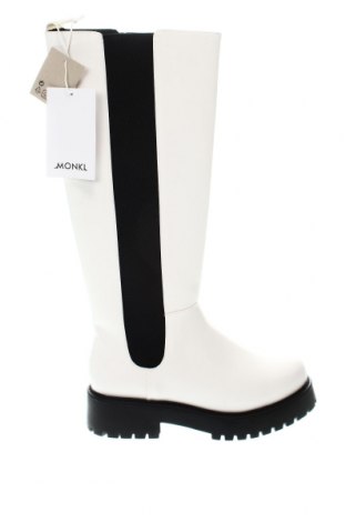 Γυναικείες μπότες Monki, Μέγεθος 39, Χρώμα Λευκό, Τιμή 23,20 €
