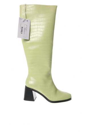 Γυναικείες μπότες Monki, Μέγεθος 36, Χρώμα Πράσινο, Τιμή 20,88 €