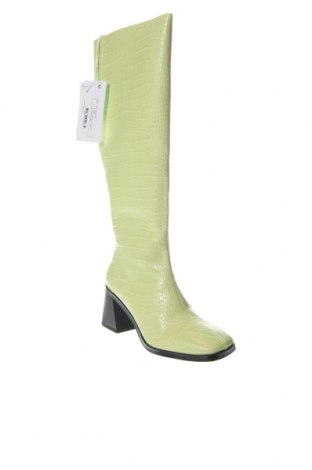 Γυναικείες μπότες Monki, Μέγεθος 36, Χρώμα Πράσινο, Τιμή 26,44 €