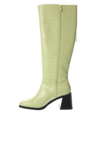 Γυναικείες μπότες Monki, Μέγεθος 36, Χρώμα Πράσινο, Τιμή 20,88 €