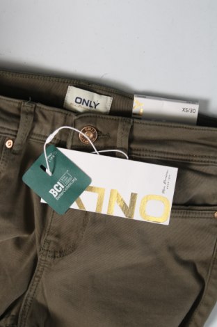 Dámske džínsy  ONLY, Veľkosť XS, Farba Zelená, Cena  7,01 €