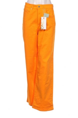 Дамски дънки ONLY, Размер M, Цвят Оранжев, Цена 14,96 лв.