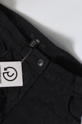 Γυναικείο κοτλέ παντελόνι H&M, Μέγεθος M, Χρώμα Μαύρο, Τιμή 4,31 €