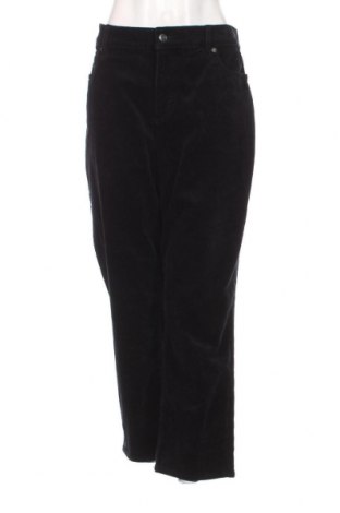 Pantaloni de velvet de femei Lands' End, Mărime XXL, Culoare Negru, Preț 42,37 Lei