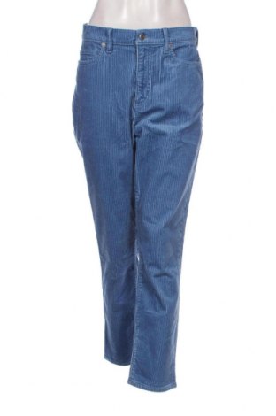 Pantaloni de velvet de femei Lands' End, Mărime L, Culoare Albastru, Preț 31,78 Lei