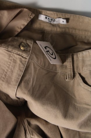 Дамски джинси NA-KD, Размер M, Цвят Бежов, Цена 8,70 лв.
