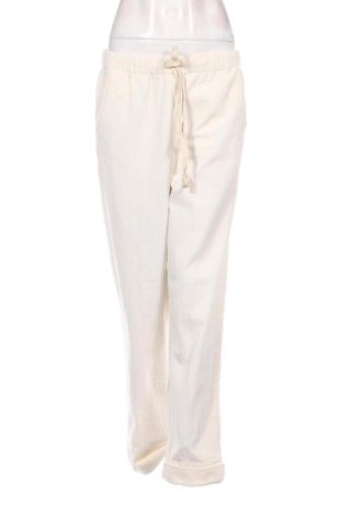Pantaloni de velvet de femei Opus, Mărime M, Culoare Ecru, Preț 72,04 Lei