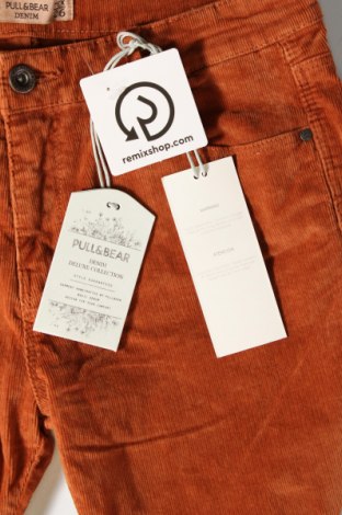 Γυναικείο κοτλέ παντελόνι Pull&Bear, Μέγεθος S, Χρώμα Πορτοκαλί, Τιμή 4,50 €
