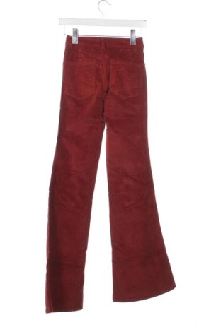 Pantaloni de velvet de femei Pull&Bear, Mărime XXS, Culoare Roșu, Preț 31,78 Lei