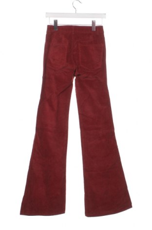 Γυναικείο κοτλέ παντελόνι Pull&Bear, Μέγεθος XS, Χρώμα Κόκκινο, Τιμή 3,79 €