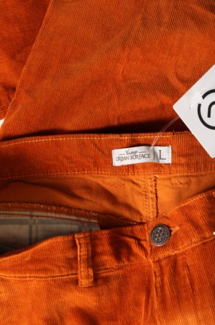 Pantaloni de velvet de femei Urban Surface, Mărime L, Culoare Portocaliu, Preț 30,26 Lei