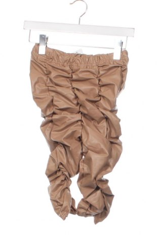 Γυναικείο κοντό δερμάτινο παντελόνι, Μέγεθος XS, Χρώμα  Μπέζ, Τιμή 4,79 €