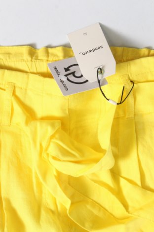 Γυναικείο κοντό παντελόνι Sandwich_, Μέγεθος XS, Χρώμα Κίτρινο, Τιμή 7,89 €