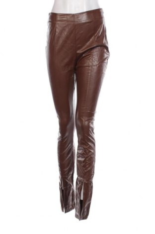 Γυναικείο παντελόνι δερμάτινο SBetro, Μέγεθος M, Χρώμα Καφέ, Τιμή 4,84 €