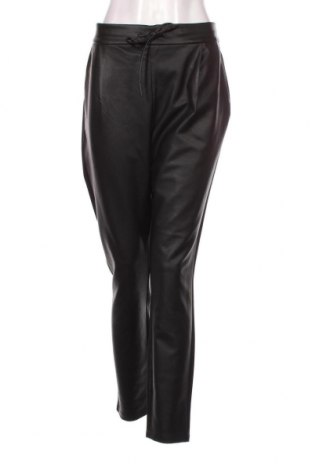 Γυναικείο παντελόνι δερμάτινο Vero Moda, Μέγεθος XL, Χρώμα Μαύρο, Τιμή 9,47 €