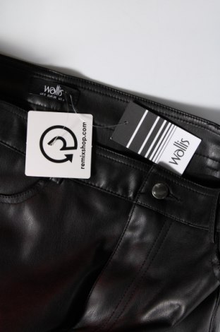 Γυναικείο παντελόνι δερμάτινο Wallis, Μέγεθος M, Χρώμα Μαύρο, Τιμή 8,07 €