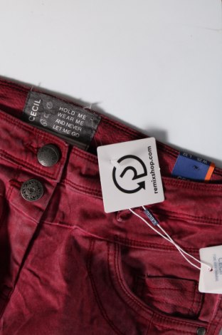 Dámske nohavice Cecil, Veľkosť S, Farba Červená, Cena  6,73 €