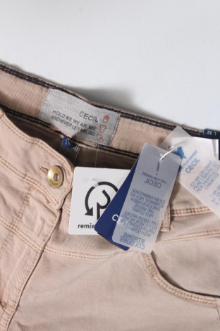 Γυναικείο παντελόνι Cecil, Μέγεθος L, Χρώμα  Μπέζ, Τιμή 11,21 €