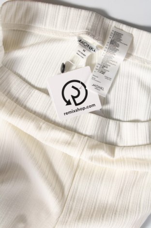 Γυναικείο παντελόνι Monki, Μέγεθος M, Χρώμα Λευκό, Τιμή 7,33 €