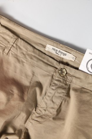 Дамски панталон Nice Things Paloma S., Размер M, Цвят Бежов, Цена 19,00 лв.