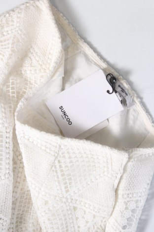Γυναικείο παντελόνι SUNCOO, Μέγεθος S, Χρώμα Λευκό, Τιμή 11,19 €