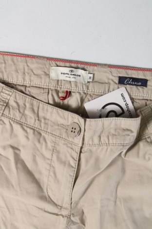 Дамски панталон Tom Tailor, Размер XS, Цвят Бежов, Цена 6,96 лв.