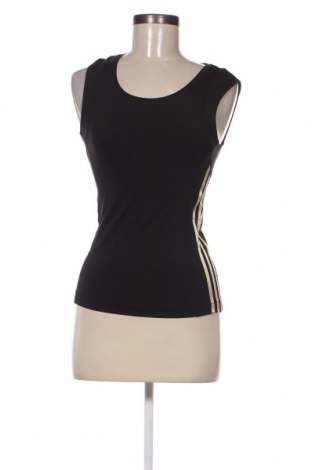 Γυναικείο αμάνικο μπλουζάκι Adidas, Μέγεθος XS, Χρώμα Μαύρο, Τιμή 23,02 €