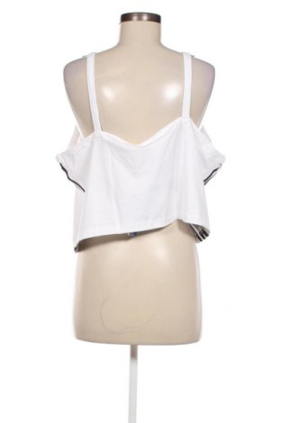 Γυναικείο αμάνικο μπλουζάκι Adidas Originals, Μέγεθος 4XL, Χρώμα Λευκό, Τιμή 14,25 €