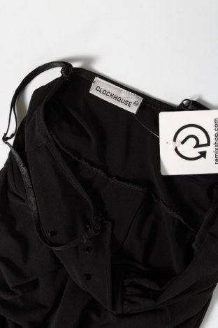 Γυναικείο αμάνικο μπλουζάκι Clockhouse, Μέγεθος XS, Χρώμα Μαύρο, Τιμή 4,18 €