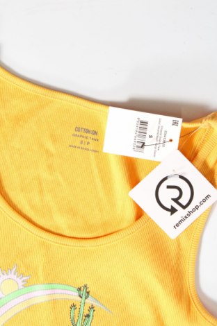 Damska koszulka na ramiączkach Cotton On, Rozmiar S, Kolor Pomarańczowy, Cena 24,63 zł