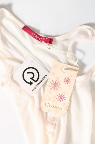Γυναικείο αμάνικο μπλουζάκι Cream, Μέγεθος XS, Χρώμα Εκρού, Τιμή 6,46 €