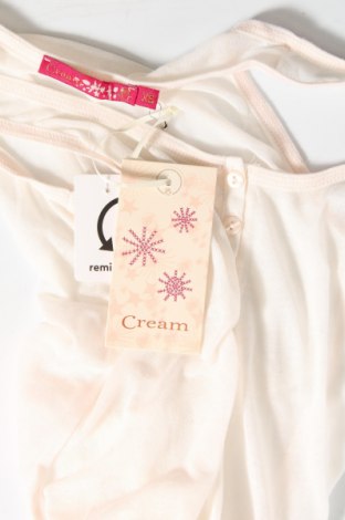 Damska koszulka na ramiączkach Cream, Rozmiar XS, Kolor ecru, Cena 50,09 zł