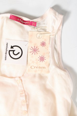 Γυναικείο αμάνικο μπλουζάκι Cream, Μέγεθος XS, Χρώμα Εκρού, Τιμή 7,89 €
