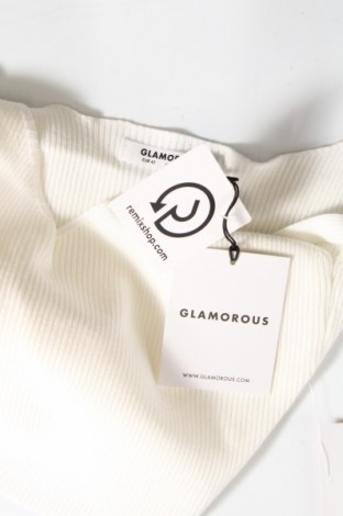 Tricou de damă Glamorous, Mărime L, Culoare Alb, Preț 26,71 Lei
