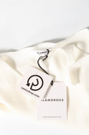 Tricou de damă Glamorous, Mărime M, Culoare Alb, Preț 24,80 Lei
