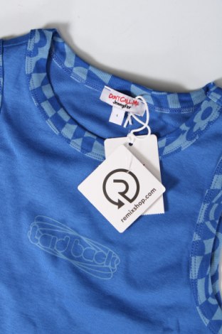 Γυναικείο αμάνικο μπλουζάκι Jennyfer, Μέγεθος L, Χρώμα Μπλέ, Τιμή 4,87 €