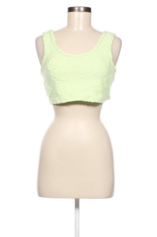 Γυναικείο αμάνικο μπλουζάκι Jennyfer, Μέγεθος L, Χρώμα Πράσινο, Τιμή 5,09 €