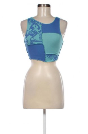 Γυναικείο αμάνικο μπλουζάκι Jennyfer, Μέγεθος XXS, Χρώμα Μπλέ, Τιμή 4,54 €
